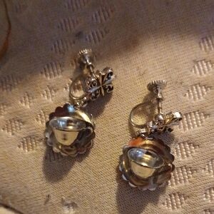 Elegant Gold Clip-On Earrings